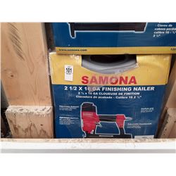 Samona 2-1/2" 16ga. Finishing Nailor New With Case