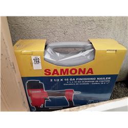 Samona 2-1/2" 16ga. Finishing Nailor New With Case