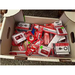 Box of Misc Tools (Hole Saws, Drill Bits And More