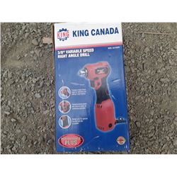 King Canada Variable Speed Drill 3/8" New