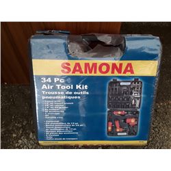 Samona 34 Piece Air Tool Kit New