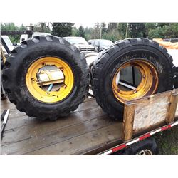 2 Tractor Tires and Rims