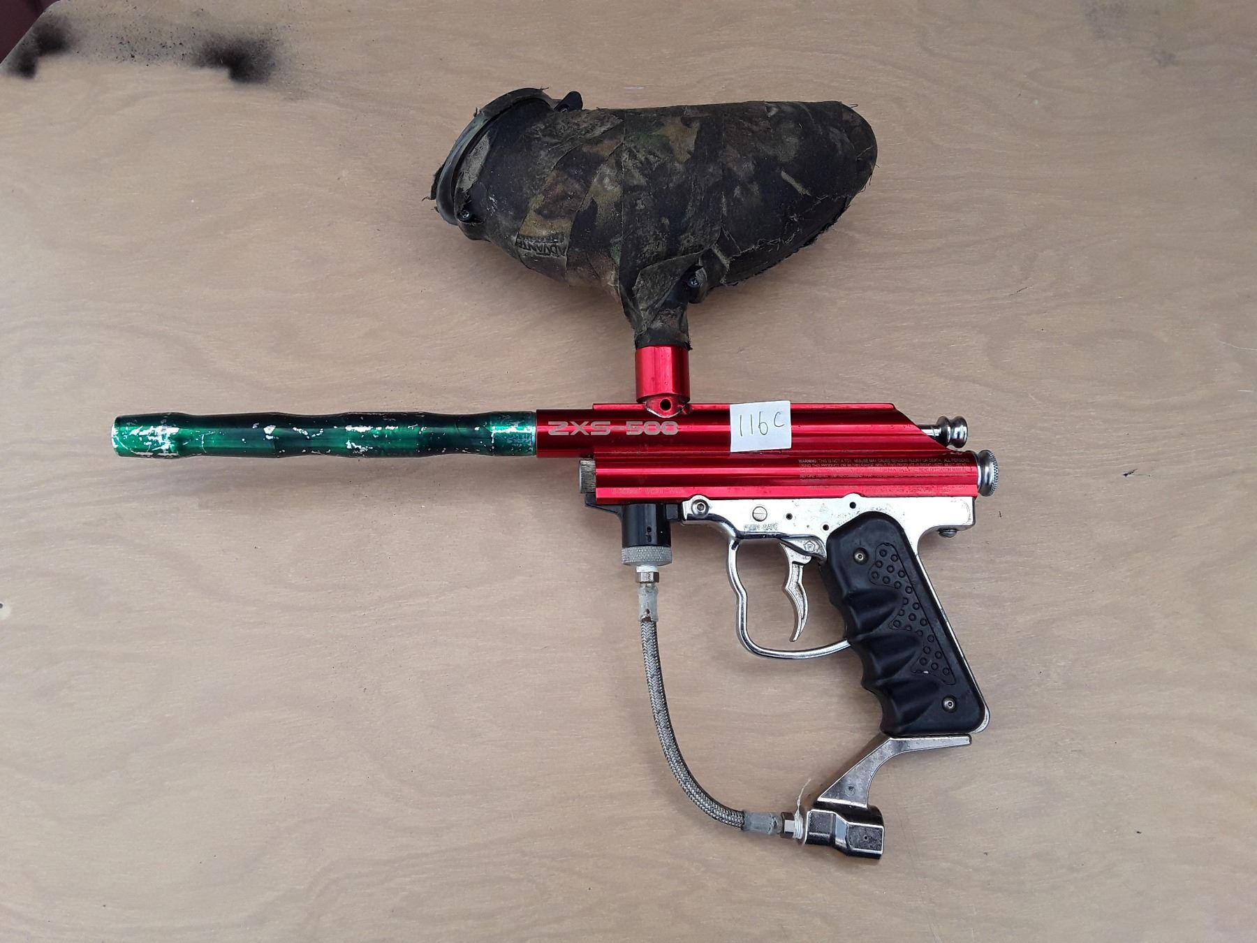 Paintball Gun Model ZXS-500 With Cannister