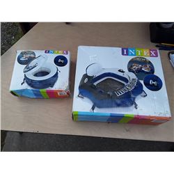 Intex Inflatable Tube With Inflatable Clip On Cooler