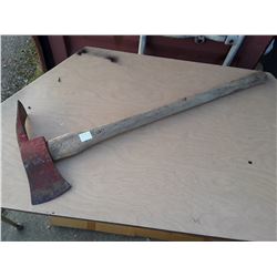 Firemans Axe 3-1/2 lbs Head Hickory Handle