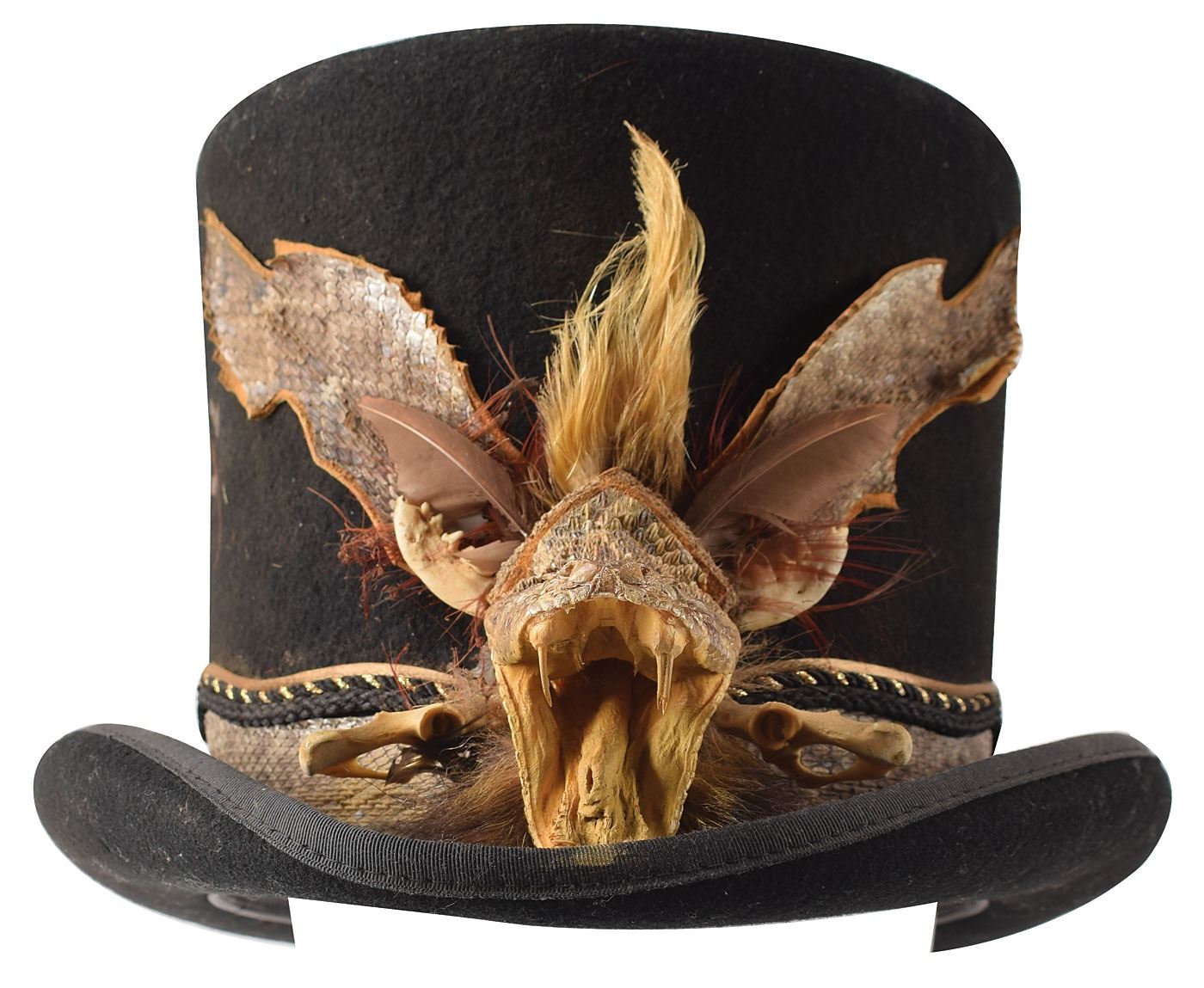 Ornate ScreenWorn Snake Top Hat from The Young Riders