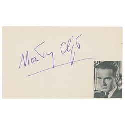 Montgomery Clift Signature