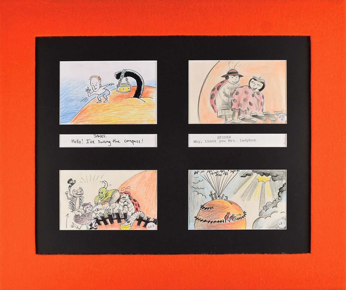 James and the Giant Peach Original Storyboards