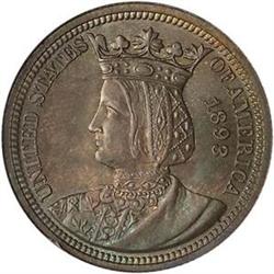 1893 Isabella 25c NGC MS66 [L#1030