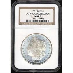 1881-CC $1 NGC MS61 [L#1046