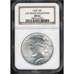 1934 $1 NGC MS62 [L#1068
