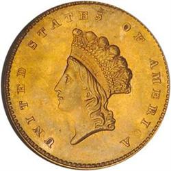 1855 T2 G$1 NGC MS64 [L#1073