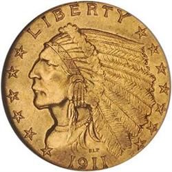 1911-D $2.50 NGC MS61 [L#1079