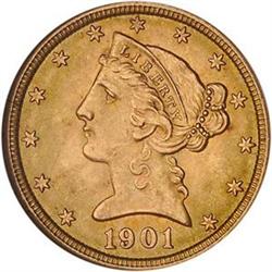 1901 $5 NGC MS66 [L#1093