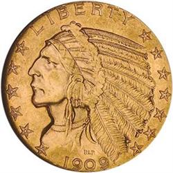 1909-D $5 NGC MS62 [L#1098
