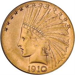 1910-D $10 NGC MS61 [L#1104