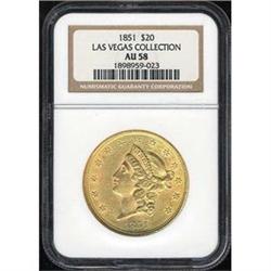 1851 $20 NGC AU58 [L#1110