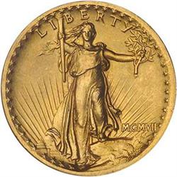 1907 HR $20 Flat Edge NGC MS64 [L#1129