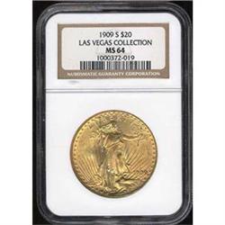 1909-S $20 NGC MS64 [L#1135