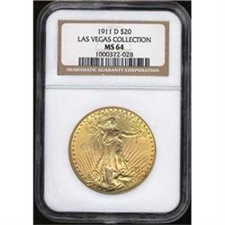 1911-D $20 NGC MS64 [L#1137