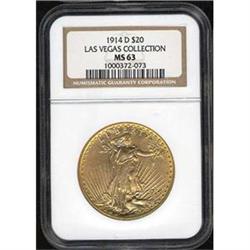 1914-D $20 NGC MS63 [L#1142