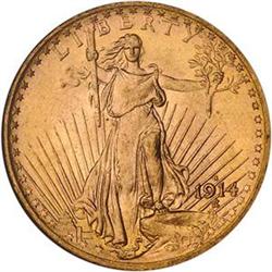 1914-S $20 NGC MS66 [L#1144