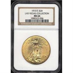 1914-S $20 NGC MS64 [L#1147