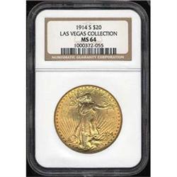 1914-S $20 NGC MS64 [L#1148