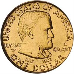 1922 Grant Star G$1 NGC MS63 [L#1162