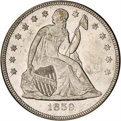 1859-O $1 ANACS MS63 [L#1185