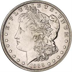 1888-O $1 NGC MS63 colorful toning [L#1290