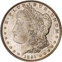 1891 $1 NGC MS64 [L#1303