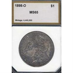 1897-S $1 ANACS MS65PL [L#1334