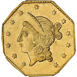 1853 Cal Gold 50C BG-430 PCGS MS63 [L#1466