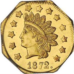 1876 Cal Gold 50C BG-1060 PCGS MS64 [L#1488