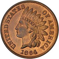 1860 1c PCGS MS65 [L#2016