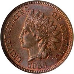 1864 L Indian Cent NGC MS65BN [L#2019