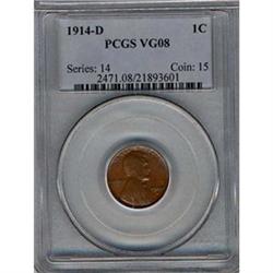 1914-D 1c PCGS Fine 15 [L#2052