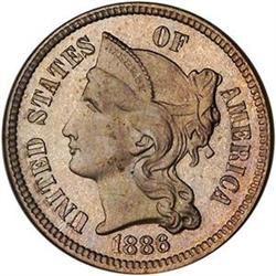 1858 3c Silver PCGS PR64 [L#2091