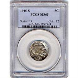 1915-D 5c PCGS MS66 [L#2114