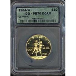 1984-S Olympics G$10 ICG PF70DCAM [L#2304