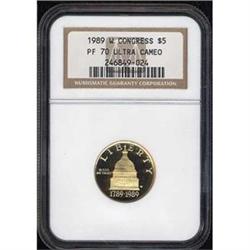 1987-W Constitution G$5 ICG MS70 [L#2307