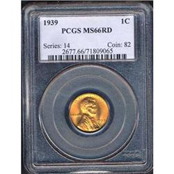 1938-D 1C PCGS MS66 RD [L#3008