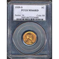 1939 1C PCGS MS66 RD [L#3010