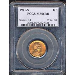 1940-S 1C PCGS MS66 RD [L#3017