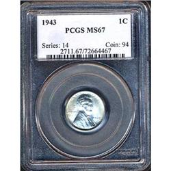 1942-S 1C PCGS MS66 RD [L#3023
