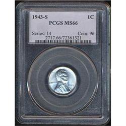 1943-D 1C PCGS MS66 [L#3026