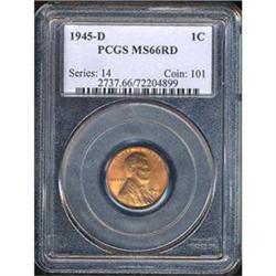 1944-S 1C PCGS MS66 RD [L#3032