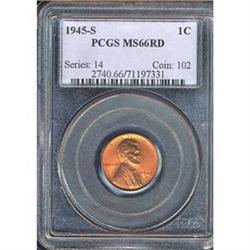 1945 1C PCGS MS66 RD [L#3033