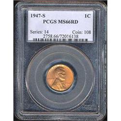 1945-S 1C PCGS MS66 RD [L#3035